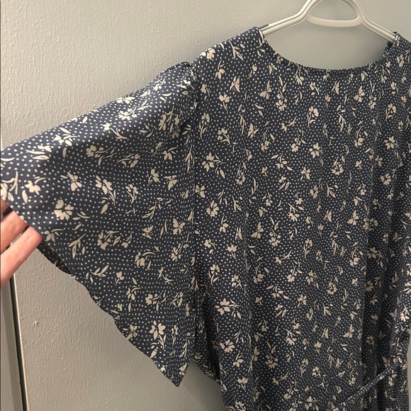 LC Lauren Conrad Short Sleeve Wrap Mini Dress - Picture 11 of 16